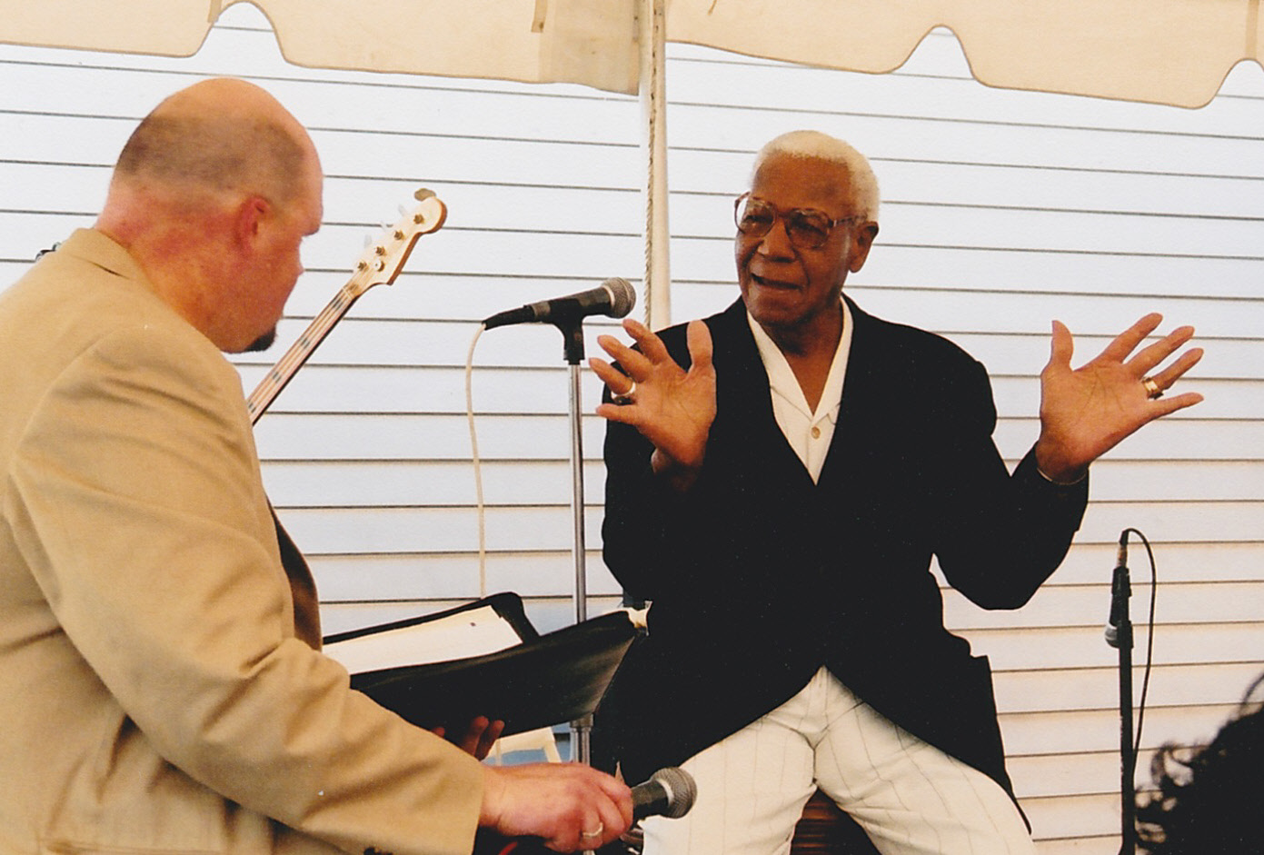 Buck O’Neil shared stories with 2003 Kansas City conference attendees